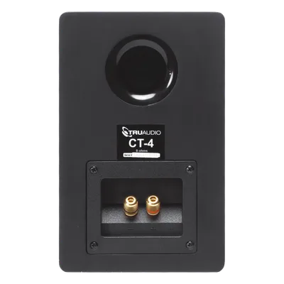 Altavoz de Estantería / Woofer 4'' / Tweeter 1'' Aluminio / 40 W / 8 Ohms / 89 dB / Negro Mate