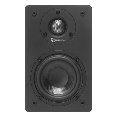 Altavoz de Estantería / Woofer 4'' / Tweeter 1'' Aluminio / 40 W / 8 Ohms / 89 dB / Negro Mate