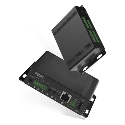 Gateway IP/SIP para Voceo / Amplificador Integrado 30 W / Entrada Audio 3.5 mm / Reproducción MP3 vía USB y TF / PoE 802.3af / 2 Líneas SIP / Códec Opus