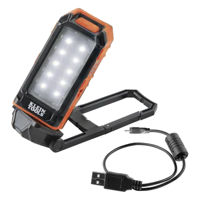 Lámpara LED de Trabajo / 460 Lúmenes / Autonomía 9 h / Recargable USB / Magnética / IP54