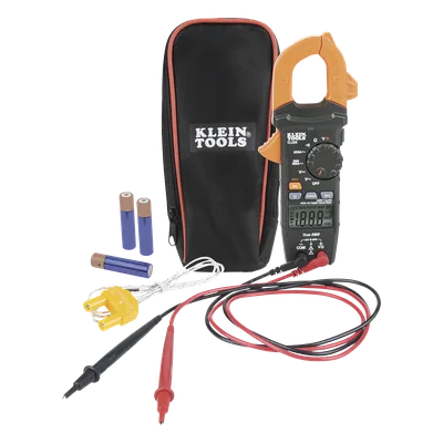 Amperímetro Digital de Gancho / 400 A CA / TRMS / NCVT / Temperatura Tipo K / Rango Automático / Caída 2 m (6.6 ft)