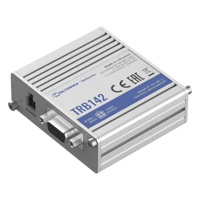 Gateway Industrial LTE Cat 1 / RS232 DB9 / OpenWrt / 9-30 VDC / -40 a 75 °C / DIN Rail