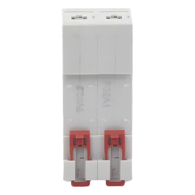 Interruptor Termomagnético DC / 2 Polos / 32 A / 800 Vcc / Curva C / 6 kA / Montaje Riel DIN