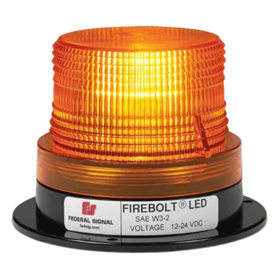Estrobo LED Ámbar / Bajo Perfil / 2 Joules / 12-72 Vcc / 2 W / 12.7 x 9.1 cm