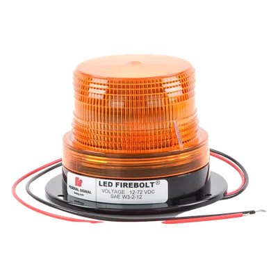 Estrobo LED Ámbar / Bajo Perfil / 2 Joules / 12-72 Vcc / 2 W / 12.7 x 9.1 cm