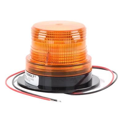 Estrobo LED Ámbar / Bajo Perfil / 2 Joules / 12-72 Vcc / 2 W / 12.7 x 9.1 cm