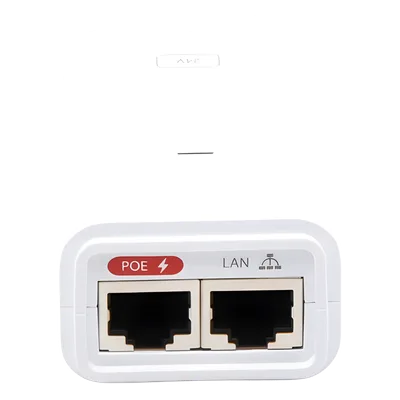Adaptador PoE / Gigabit 10/100/1000 Mbps / 24 VDC 0.3 A / Protección ESD / 72 x 45 x 33 mm / Interior