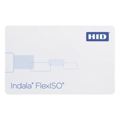 Tarjeta de proximidad / 125 kHz / 5.4 x 8.6 x 0.076 mm / 26 bits / Acabado glossy blanco