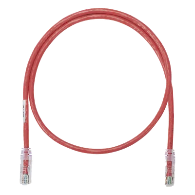 Cable de Parcheo UTP / Categoría 6 / 0.3 m (1 Pie) / 24 AWG / T568B / CM / Rojo