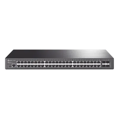 Switch Administrable Gigabit / 48 Puertos RJ45 / 4 Puertos SFP 1G / 104 Gbps / Sin Ventilador / PoE No Incluido