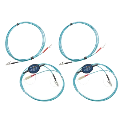 Kit de Cables de Referencia / Multimodo 50µm / Conectores LC y SC Metálicos / 2 m (6.56 pies) / OM2/OM3/OM4
