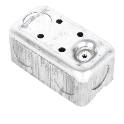 Caja Utilitaria Galvanizada / 4x2 in / 7 Entradas 3/4 in / Profundidad 1.875 in / Resistencia al Fuego 2 h