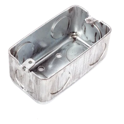 Caja Utilitaria Galvanizada / 4x2 in / 7 Entradas 3/4 in / Profundidad 1.875 in / Resistencia al Fuego 2 h