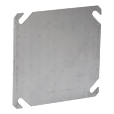 Tapa Ciega Cuadrada / 4 Pulgadas / Acero Galvanizado / 0.286 kg / Cajas 4"x2"
