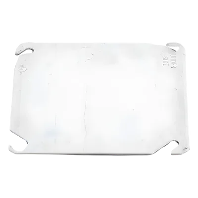 Tapa Ciega Cuadrada / 4 Pulgadas / Acero Galvanizado / 0.286 kg / Cajas 4"x2"