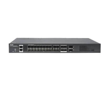 Switch de Distribución de Fibra / 23 Tbps / 20 Puertos SFP+ 10G / 4 Puertos SFP28 25G / 2 Puertos QSFP+ 40G / Modular