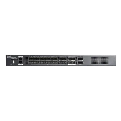 Switch de Distribución de Fibra / 23 Tbps / 20 Puertos SFP+ 10G / 4 Puertos SFP28 25G / 2 Puertos QSFP+ 40G / Modular