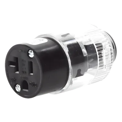 Conector Iluminado / 20 A / 125 V CA / 2P 3H / NEMA 5-20R / LED 360° / -40°C a 75°C