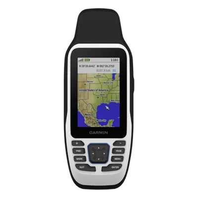 GPS Portátil / Pantalla TFT Transflectiva 3" / Resolución 240 x 400 px / Brújula 3 Ejes / Autonomía 19 Horas / Memoria 8 GB / IPX7 / MIL-STD-810