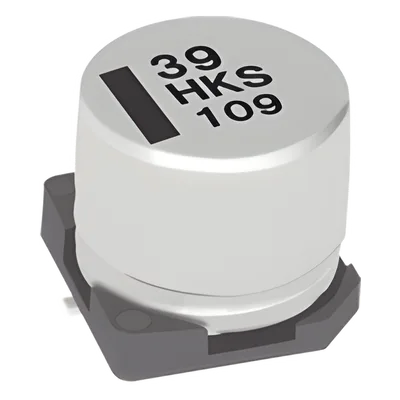Capacitor Electrolítico SMT / 1 µF / Bajo ESR 0.12-0.28 / Rango -55°C a +105°C / Resistencia Soldadura 250°C