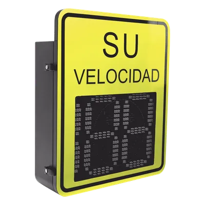 Radar Medidor de Velocidad / 3 Dígitos / TCP IP / Doble Relé / Detección Bidireccional / 200 m (656.2 ft)