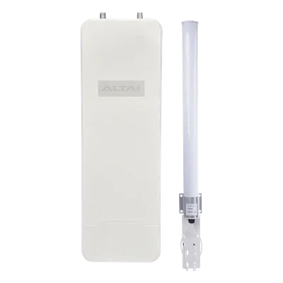 Kit WiFi Omnidireccional / 2.4 GHz / 300 Mbps / 300 m (984 ft) / 10 dBi / 128 Dispositivos / MIMO 2x2 / Cloud