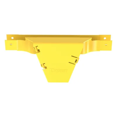 Accesorio en T / Conexión Horizontal a Bajada Vertical 90° / Canaleta 2x2 / Radio de Curvatura 50.8 mm (2 in) / Color Amarillo