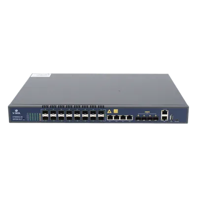 OLT / 16 Puertos GPON / 8 Puertos Uplink / 2,048 ONUs / 20 km / 1U Rack