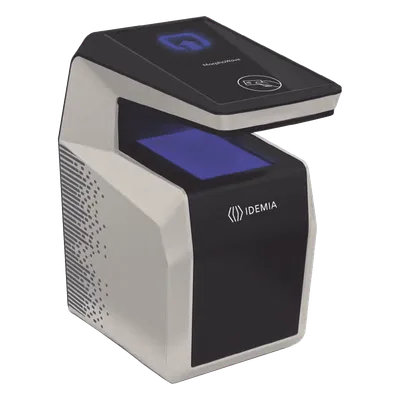 Lector de huella 3D sin contacto / Captura 4 dedos / MIFARE DESFire / Ethernet / Montaje en pared