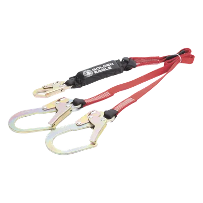 Cable Amortiguador de Caída / Doble Gancho de Sujeción / 1.83 m (6 ft) / Capacidad 140 kg (310 lbs) / ANSI Z359.1