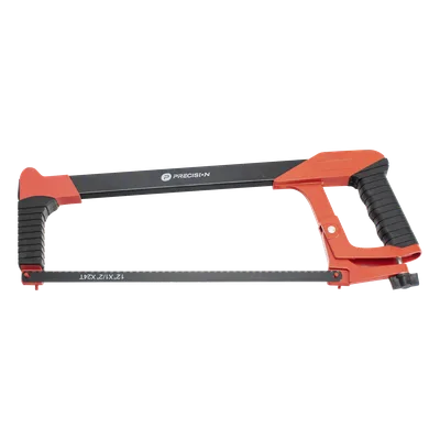 Arco de Segueta / Aluminio Ligero / 12 pulgadas (30.5 cm) / Tensión Ajustable / Mango Ergonómico / Incluye 1 Hoja