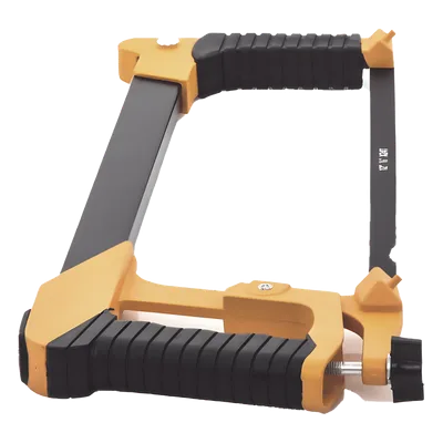 Arco de Segueta / Aluminio Ligero / 12 pulgadas (30.5 cm) / Tensión Ajustable / Mango Ergonómico / Incluye 1 Hoja