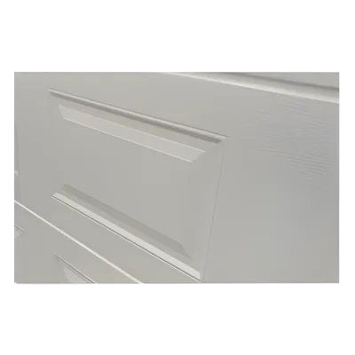 Puerta de Garage de alta calidad, Color blanco 14X8 pies, AISLADA, Estilo Americana , CUADRO CORTO.