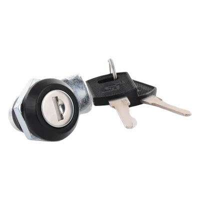 Cerradura con Paleta Metálica / 2 Llaves de Seguridad / Acero / Gabinetes 0-600 mm (0-1.97 ft) / Llave Maestra / Compatible Poliéster