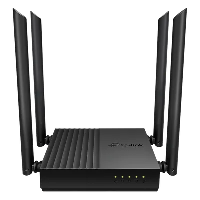 Router Inalámbrico / AC1200 / Doble Banda / MU-MIMO 2x2 / 4 Puertos LAN Gigabit / EasyMesh / Beamforming