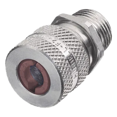 Conector de Cable / Aluminio Macho Recto / Ajustable 0.50-0.63" / 1/2" / NEMA 4, 4X, 12, 13 / Clase I Div. 2