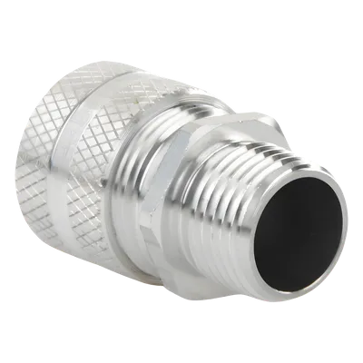Conector de Cable / Aluminio Macho Recto / Ajustable 0.50-0.63" / 1/2" / NEMA 4, 4X, 12, 13 / Clase I Div. 2