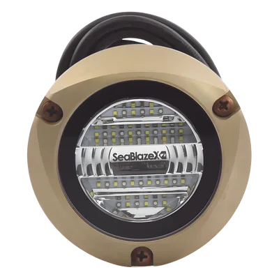 Luz LED Marina Subacuática / Blanco y Azul / 6000 Lúmenes / IP68 / Brone Naval / 10-24 VCD