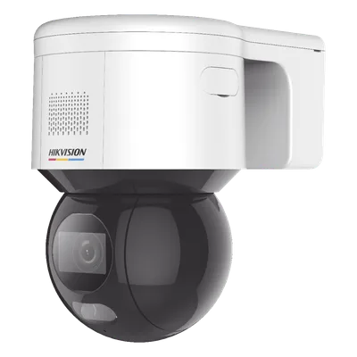 Cámara Domo PT IP / 4 Megapixel / Imagen Color 24/7 / Luz Blanca 30 m (98.4 ft) / Lente 4 mm / Audio Bidireccional / IP66 / PoE+