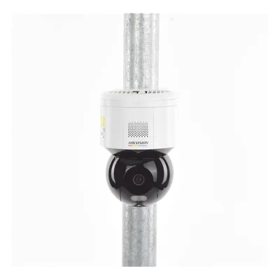 Cámara Domo PT IP / 4 Megapixel / Imagen Color 24/7 / Luz Blanca 30 m (98.4 ft) / Lente 4 mm / Audio Bidireccional / IP66 / PoE+