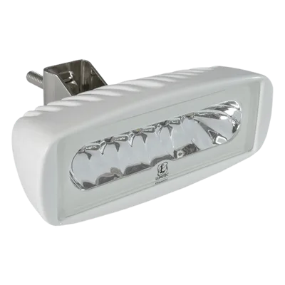Luz led marina Caprera2 con bracket, emite luz color blanco y azul de 1000 lúmenes, fabricado bajo norma de protección IP67.