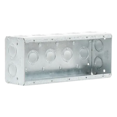 Caja Multigang / 5 Gang / Profundidad 2.5 in / 19 Entradas 1/2"-3/4" / Capacidad 79.5 cu. in / Acero Galvanizado