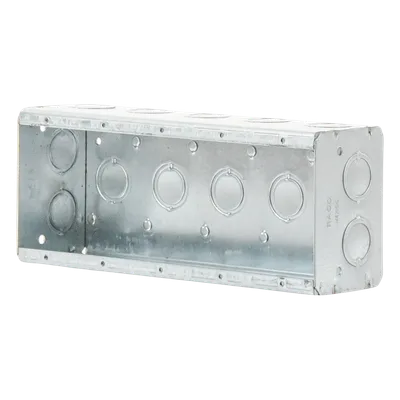 Caja Multigang / 5 Gang / Profundidad 2.5 in / 19 Entradas 1/2"-3/4" / Capacidad 79.5 cu. in / Acero Galvanizado