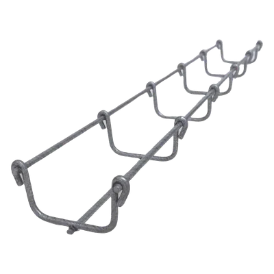 Charola Tipo Malla Bimetálica / 50 mm Ancho / 33 mm Peralte / Tramo 3 m (9.8 ft) / Hasta 26 Cables Cat6 / Exterior y Zonas Húmedas
