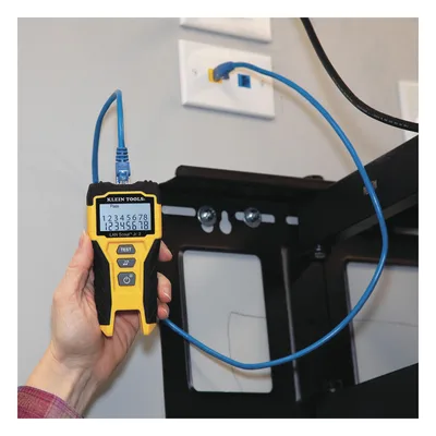 Tester de Cable LAN / Pantalla LCD Retroiluminada / Detección de Fallas Múltiples / Generador de Tono / Cat3 a Cat7 / Blindaje y No Blindaje
