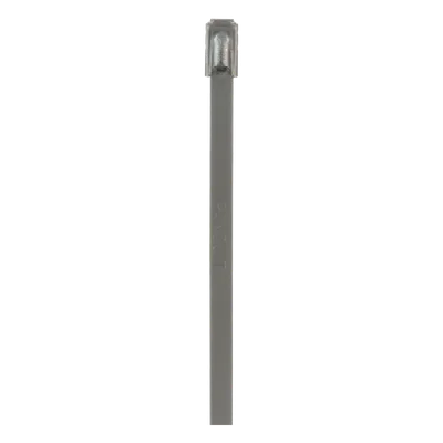 Brida de Acero Inoxidable / 201mm (7.9") largo / 4.6mm ancho / Tipo 304 / Paquete 100 pz