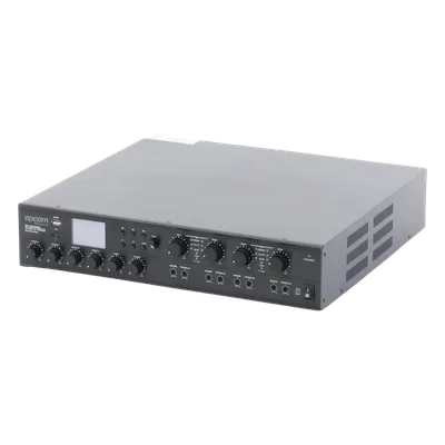 Amplificador Mezclador Matricial / 4 Zonas / 240 W por Canal / 6 Entradas / Bluetooth y USB / Grabación MP3