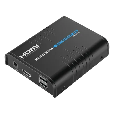Receptor KVM IP / 1080P @ 60 Hz / Extensión HDMI 120 m (393.7 ft) / Red Gigabit / 253 Receptores / USB Remoto / STP-UTP CAT6-CAT6A