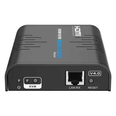 Receptor KVM IP / 1080P @ 60 Hz / Extensión HDMI 120 m (393.7 ft) / Red Gigabit / 253 Receptores / USB Remoto / STP-UTP CAT6-CAT6A