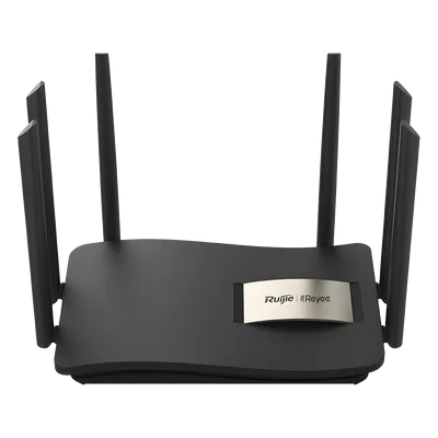 Router Inalámbrico / Wi-Fi 5 / Dual Band 2.4 y 5 GHz / 4 Puertos Gigabit / 6 Antenas 6 dBi / 1,267 Mbps / 96 Usuarios Concurrentes